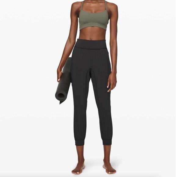 LULULEMON Sun Setter Jogger *28" Black Sz 8 {3Z12}
